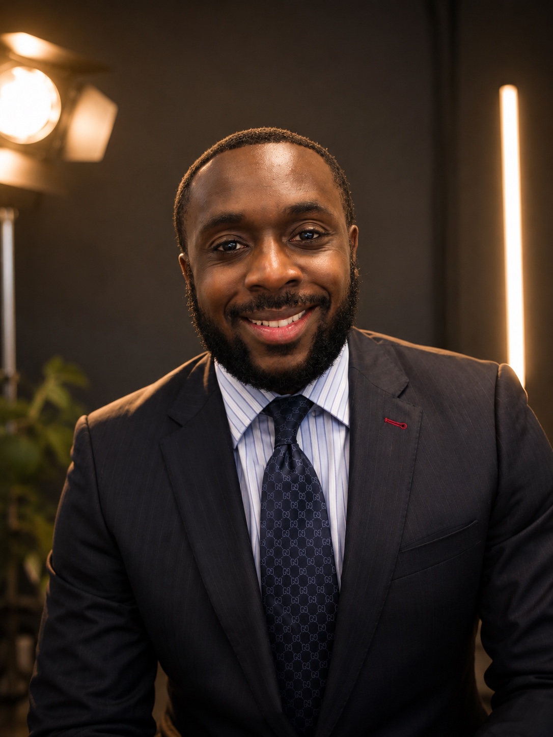 Dr. Jonathan Lotson studio portrait in a suit
